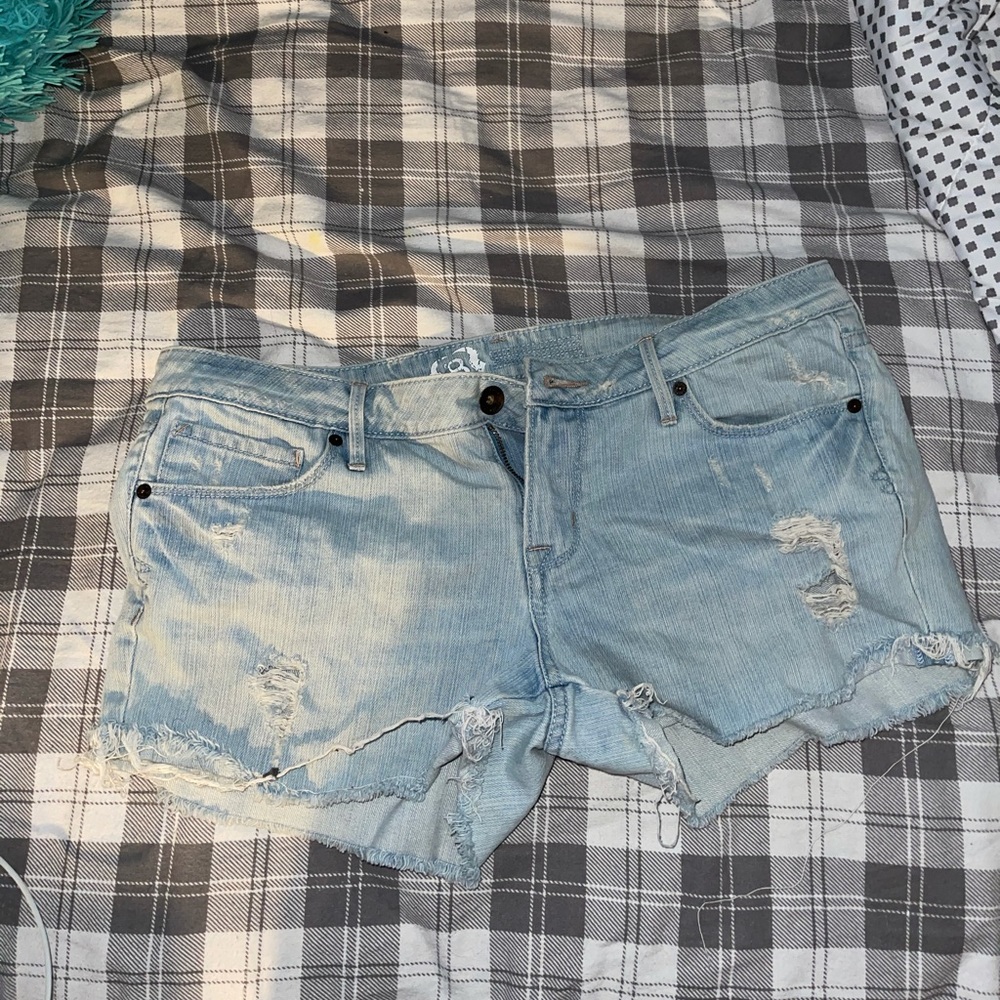 Denim shorts